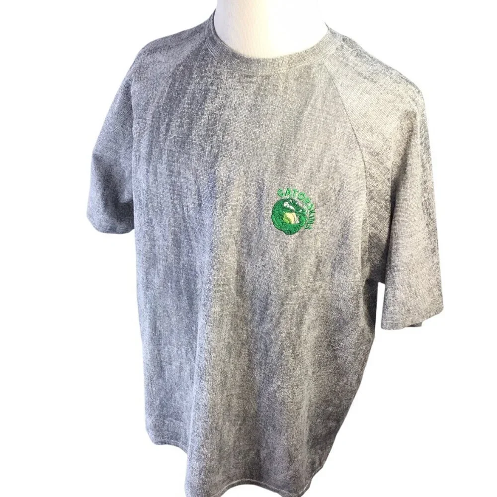 GatorSkins Thermal Crew Neck 4X Short Sleeve USA Charcoal Gray Biker Base Layer